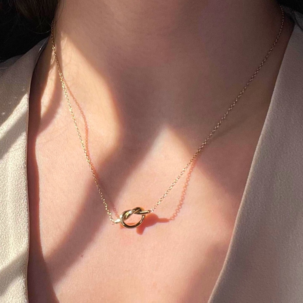 Heart Knot Necklace - Picture 2 of 6